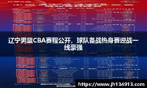 辽宁男篮CBA赛程公开，球队备战热身赛迎战一线豪强