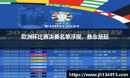 欧洲杯比赛决赛名单浮现，悬念渐起